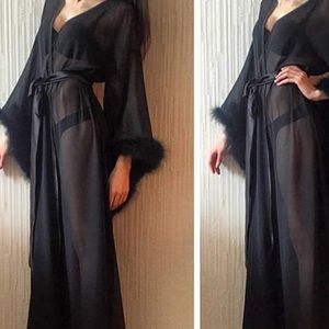 Black Feather Robe